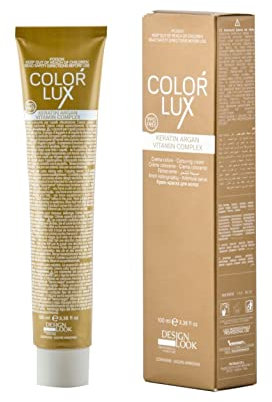 DESIGN LOOK Tinte Color Lux 10.0 Rubio Platino 100ML, Estandar