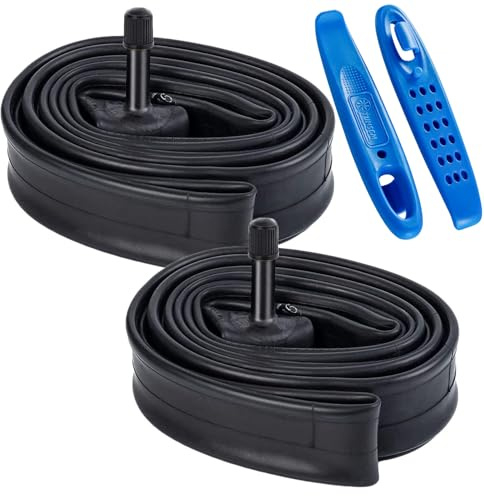 YunSCM 2PCS 47/57-559 26 Pulgadas cámara 26x1.75/1.95/2.125 AV32mm Valve Compatibles 26 Pulgadas Bicicleta cámaras de Aire