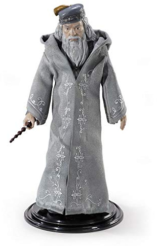 BendyFigs Albus Dumbledore Figure by The Noble Collection - Officially Licensed 19cm (7.5 inch) Harry Potter Bendable Toy Posable Collectable Doll Figures with Stand - for Kids & Adults