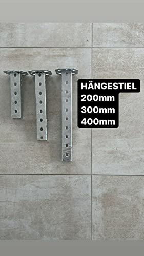 Hängestiel tauchfeuerverzinkt Kabelrinne Kabelbahn Kabelkanal Kabeltrasse (300mm)