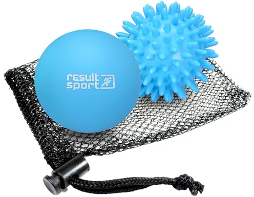 ResultSport Juego de bolas de masaje, recuperación de fascitis plantar, masaje de punto de activación, alivio miofásico de tejido profundo