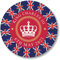 Widdop KING CHARLES III Coronation Commemorative Ceramic Coaster - Bunting