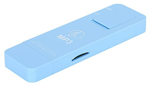 Reproductor de Música MP3 Reproductor de MP3 Multimedia Portátil con Cordón para Escuchar Música (Azul) Reproductores de MP3 y MP4 (Azul)