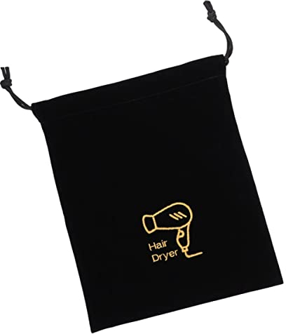 Amosfun Haartrocknerbeutel Aus Robustem Material Kordelzug Tasche Für Aufbewahrung Und Schutz Platzsparend Für Reisen Geeignet Für Viele Haartrockner