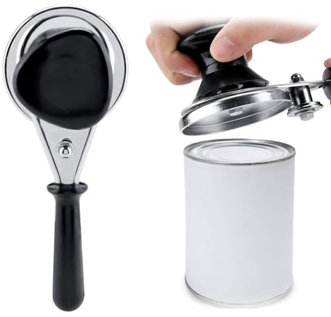 Sigillatore Manuale per Lattine, Lattine Manuali in Acciaio Inossidabile Sigillante Rotondo Barattoli di Vetro Sigillatore a Pressione Dispositivo di Crimpatura per Utensili Manuali