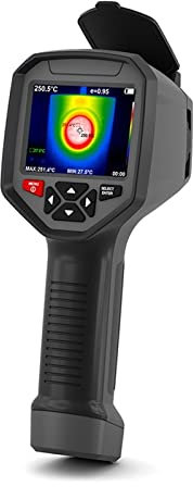 STRAFBRG Cámara térmica infrarroja HT-A9 Cámara termográfica Pantalla TFT de 3,5 Pulgadas Resolución LCD 640 * 480 Detector de Temperatura portátil,Claridad TéRmica Mejorada