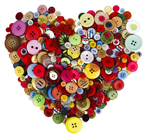 Botones Coloridos para Niños Hechos a Mano, Pintura Decorativa Diy Surtido de Artesanías Multicolor Botón Redondo para Coser Resina a Granel 700pcs