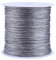 Cikonielf Knotenschnur Hochwertige chinesische Nylon-Knotenschnur Rattail Macrame Thread String Supplies 100M x 0,8mm Grau