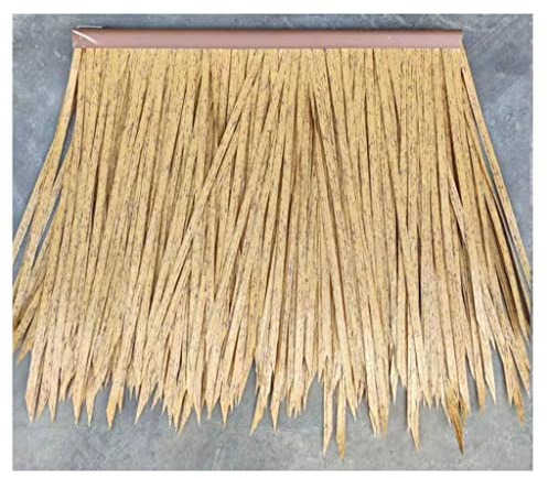 YYXDMFY Simulation thatch Tile Plastic thatched Fireproof Artificial Straw thatched Pavilion roof Decoration Fake Straw Man-Made Thatch Durable Simulation thatch Tile (Color : Yellow15, Size : 15pcs)