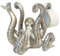 BestGiftEver Oktopus-Kaffeetassenhalter im Vintage-Stil in Silbertönen – Küche Esszimmer Bar Statue Zubehör | Octopus Kaffeetassenhalter Ständer für Arbeitsplatte | dekorative Tischdekoration