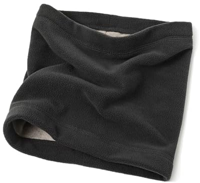 ENSTAB Sciarpa ad anello per bambini, sciarpa tubolare per bambini, sciarpa invernale per neonati, scaldacollo, per ragazze e ragazzi, grigio scuro, M(1-6 Jahre)