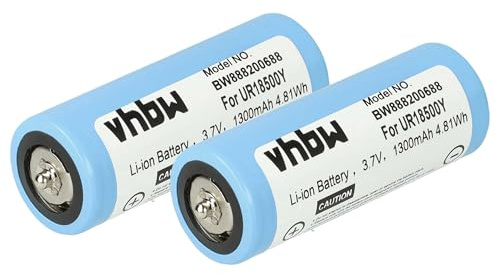 vhbw 2X Akku kompatibel mit Braun Silk Epil 7 Dual Epil. 7871 WD (5377 Rasierer (1300 mAh, 3,7 V, Li-Ion)