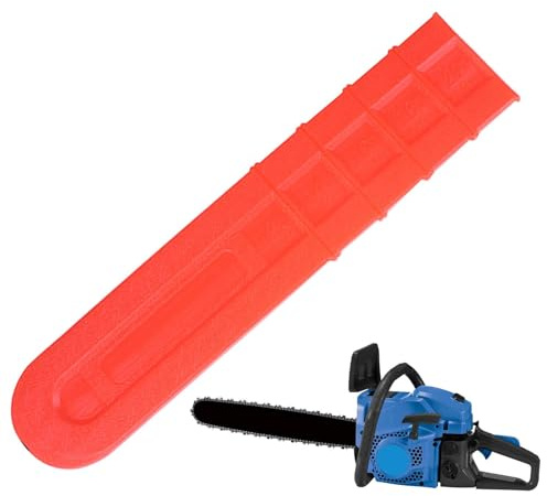 TQEBWUS Protection de lame de tronçonneuse de 49 cm, housse de protection pour rails de tronçonneuse, housse de protection de lame de scie, protection de tige de tronçonneuse, chaîne de tronçonneuse