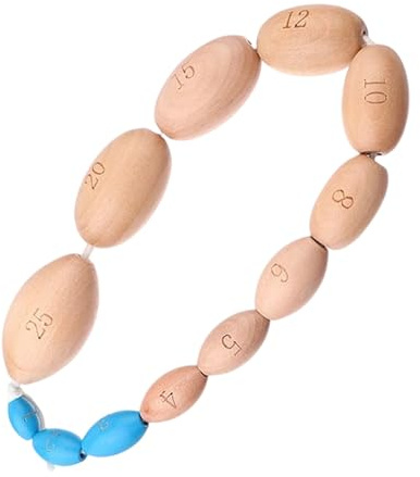 Chapelet endocrinien d'orchidomètre : aide à la mesure du bois, outil d'évaluation du volume médical doux, appareil d'évaluation du volume de précision | Pédiatre hôpital, clinique, maison, éducation