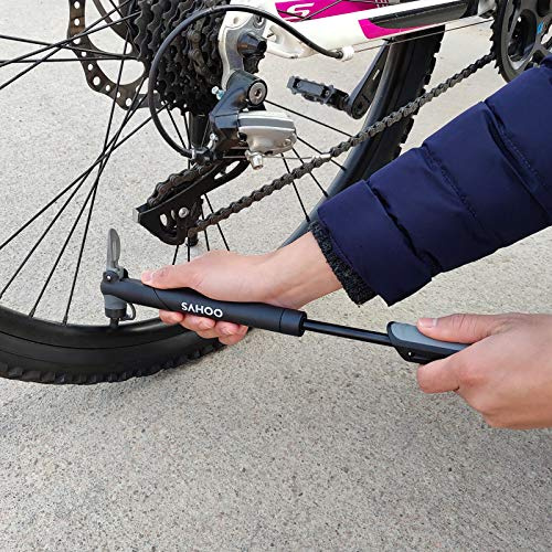 XOYIXOYI multifunktionell cykelreparationssats med luftpump, 11-i-1-verktyg, insexnyckel, bändbyglar, däcklappar, fil för akuta ridproblem