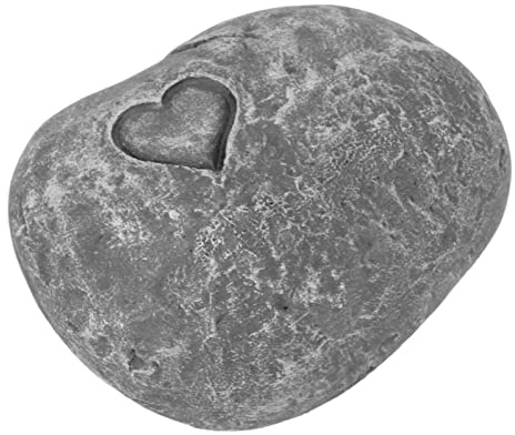 Dioche Piedra Negra para Exterior Piedra Conmemorativa para Mascotas Grabado de Letras Personalizado Lápida para Mascotas de Corazón para Perros y Gatos Material de Melamina Gris (#6)