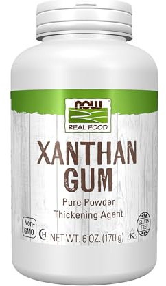 NOW Foods, Xanthan Gum Pure Powder, Kosher and Gluten-Free Natural Thickener, 6-Ounce