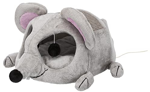 Trixie 36290 Kuschelhöhle Lukas, 35 x 33 x 65 cm, grau, 1 Stück (1er Pack)