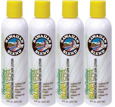 Hawaiian Blend Aloe After Sun Lotion 4 Pack 8 Oz. Each