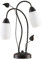 Lindby Tischlampe 'Stefania' (Retro, Vintage, Antik) in Braun aus Glas u.a. für Wohnzimmer & Esszimmer (2 flammig, E14) - Tischleuchte, Schreibtischlampe, Nachttischlampe, Wohnzimmerlampe
