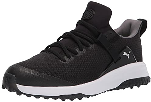 Puma Fusion Evo - Scarpe Da Golf Uomo, Nero (Black Quiet Shade), 42.5 EU, Pair