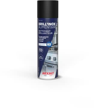AEXALT - BRILL'INOX ALIMENTAIRE - Nettoyant brillanteur alimentaire - 650 ml, 1 Unité (Lot de 1)