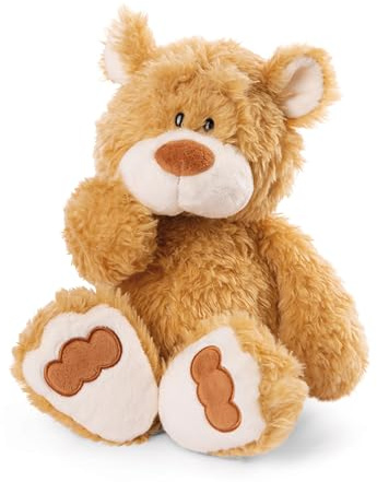 NICI Kuscheltier Bär Mielo 25 cm – Teddybär aus weichem Plüsch, niedliches Plüschtier zum Kuscheln und Spielen, Stofftier für Kinder & Erwachsene, 48778, beige
