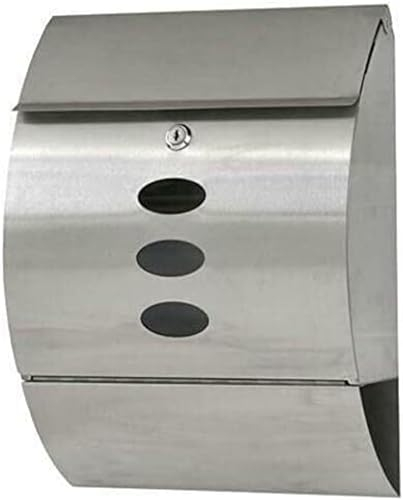 Langlebiger, an der Wand montierter, abschließbarer Briefkasten, Briefkasten, Zeitungsrollen-Briefkasten, Stangen, Briefkasten mit Post, Briefkastennummern, Briefkasten, Briefkästen for große Briefkas