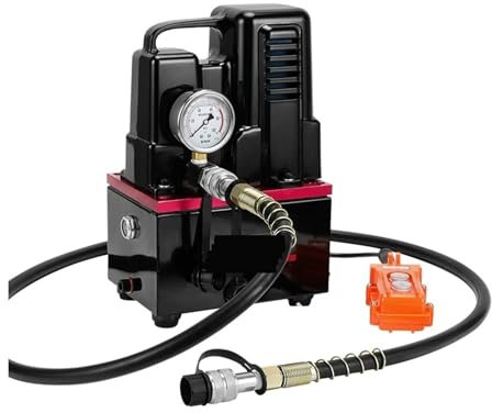 Martinetto idraulico, Pompa elettrica ad alta tensione Pompa idraulica elettrica manuale/interruttore a pedale Stazione idraulica,Pressa idraulica(QQ-700B 220V)