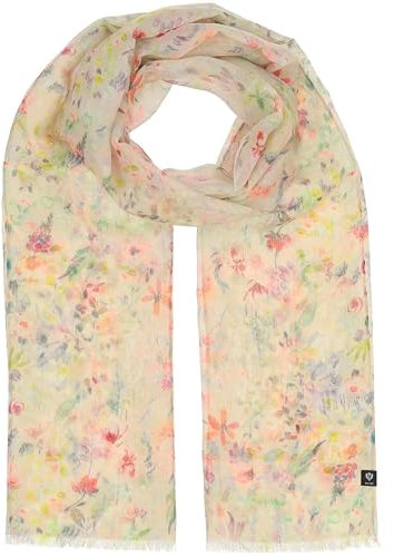 FRAAS Stola mit zartem Blumen-Print - 50 x 180 cm - leichter Schal für Frühling und Sommer - Sustainability Edition