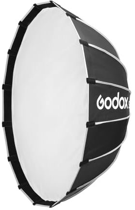 Godox S85T 33.5 pulgadas/85 cm Softbox de Paraguas de liberación rápida con Bolsa de Transporte, con Montura Bowens para Flash de Estudio y Exteriores para AD400Pro AD600BMII AD600Pro S2