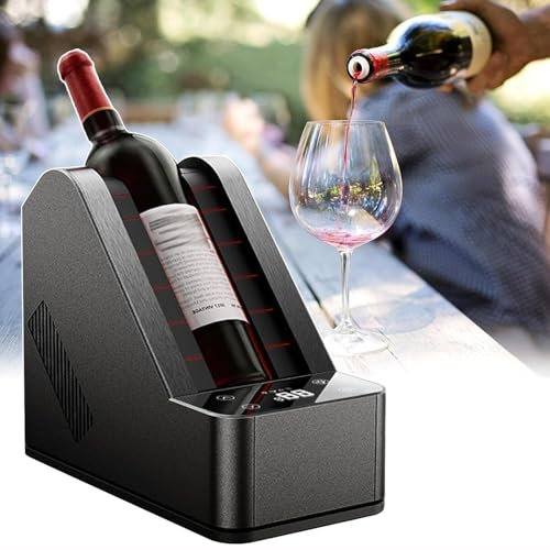 MiBoce Raffreddatore per Bottiglie Singole, Raffreddatore Portatile Senza Ghiaccio, Scomparto Congelatore 96 Mm, Impostazione Temperatura 0-20 °C, Ideale per Cucina, Bar, Camper