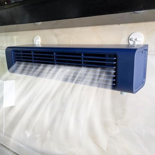 Aire acondicionado portátil, no necesita ventana, control remoto inalámbrico, 3 ajustes de velocidad, salida de aire larga para sala de refrigeración, dormitorio, oficina