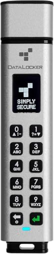 DataLocker Sentry K350 - Chiavetta USB da 16 GB, configurazione guidata facile da schermo, conforme a TAA, Mil-Std 810-G, IP68 OS indipendente, USB-A, FIPS 140-3 livello 3 in sospeso