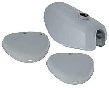 Set: serbatoio adescato, senza protezione contro la corrosione con coperchi laterali - per Simson S50, S51, S70