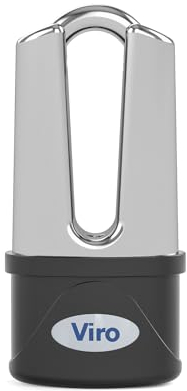 Viro | Extreme, Bloccadisco Moto e Scooter, Blindato con Diametro Asta 11 mm, Finitura Cromata, Chiusura a Sfere