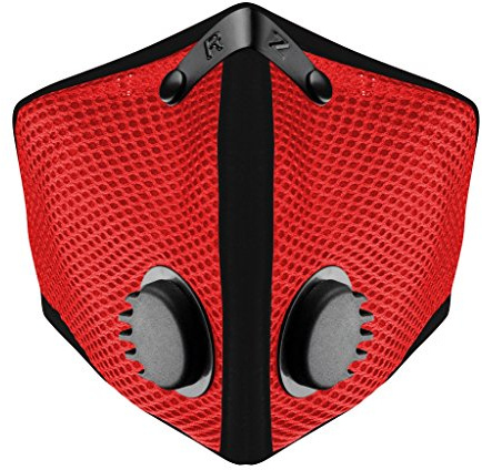 RZ Mask M2.5 - Cooling Mesh Dust Mask w/ 99.8% Carbon Filtration, Anti Fogging w/Dual Elastic Head Strap, 360 Degree Seal, All Day Reusable Respirator for Dust, Pollen, Construction