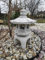 Décoration de jardin en pierre - Pagode Fujiyoshida - Lanterne orientale japonaise en béton