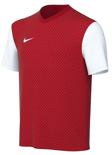Nike Short-Sleeve Soccer Jersey Y NK DF Tiempo Prem II JSY SS, University Red/White/White, DH8389-657, L