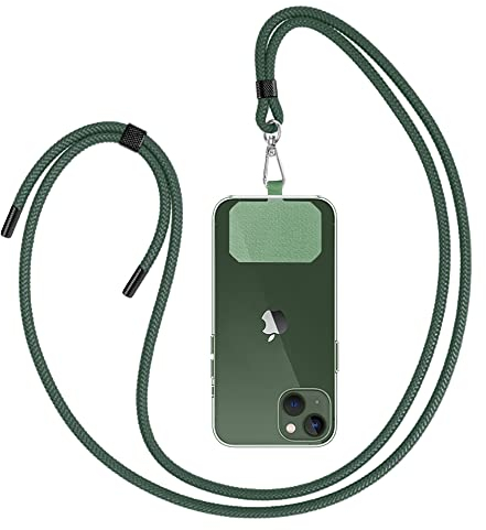 GUMO-LONG Universal Handyband- Geeignet für alle Smartphones, Kette zum Umhängen, Einstellbar Schlüsselband, Handyband mit jeder Hülle Kombinierbar