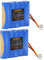 2X Shentec Li-ion 18.5V 3500mAh Ersatzakku für Husqvarna Automower Akku 310,315,für Gardena Sileno R100Li,R130Li,R160Li,Sileno+ Rasenroboter,Ersatz für 5848228-01,5848228-02,5848528-01