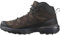 Salomon X Ultra 360 Leather Mid Gore-Tex wasserdichte Herren Wanderschuhe, Outdoor-bereit, Grip, Schutz bei jedem Wetter, Dark Earth, 42 2/3