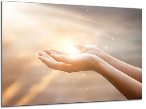 Munera Design - Bild 30x40 - Licht der Welt Glaube - Wand-Bilder Wohnzimmer