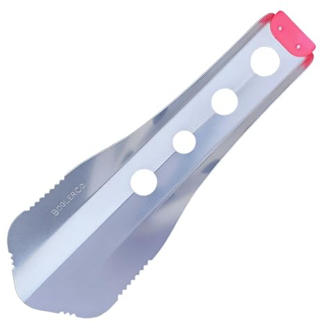 BoglerCo ultralätt spackelspade för ryggsäck, 0,48 oz (13,5 g) (Pink)