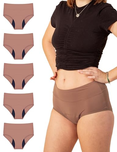 Mademoiselle Culotte – Culotte Menstruelle Ultra Respirante Lavable - 4 Couches Absorbantes Flux Abondant - Jusqu’à 4 Tampons - Protection Hygiénique Réutilisable Sans Fuite - Marque française - M