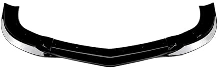 Spoiler Paraurti Kit Per Classe C W204 C63 Per AMG 2007-2010, Spoiler Anteriore, Splitter, Kit Per La Carrozzeria, Grembiuli, Coperture E Protezioni, Ricambi Auto Labbro Paraurti Anteriore(Glossy blac