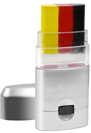 Set Di Matite Per Il Viso – Kit Di Colore Nero Giallo, Applicatore Di