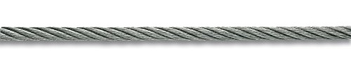 Chapuis BC8 Câble de levage Acier galvanisé 590 kg Diamètre 8 mm bobine de 40 m Gris