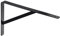 Gedotec Schwerlastwinkel ATHENA 1 Stück Regalwinkel I Tiefe 300 mm I Schwerlastkonsole Schwarz I Wandhalterung Regal Tragkraft 300kg I Winkel Metall massiv | Regalträger | Wandmontage Konsole