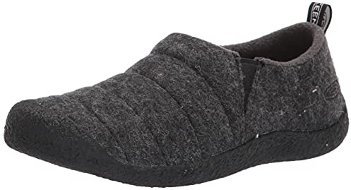 KEEN Women's Howser 2 Casual Slipper, Grey Felt/Black, 11 M (Medium) US